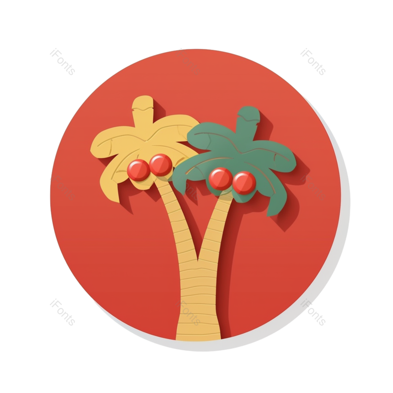 叶子图片,水果元素,旅游图标PNG,自然免抠素材